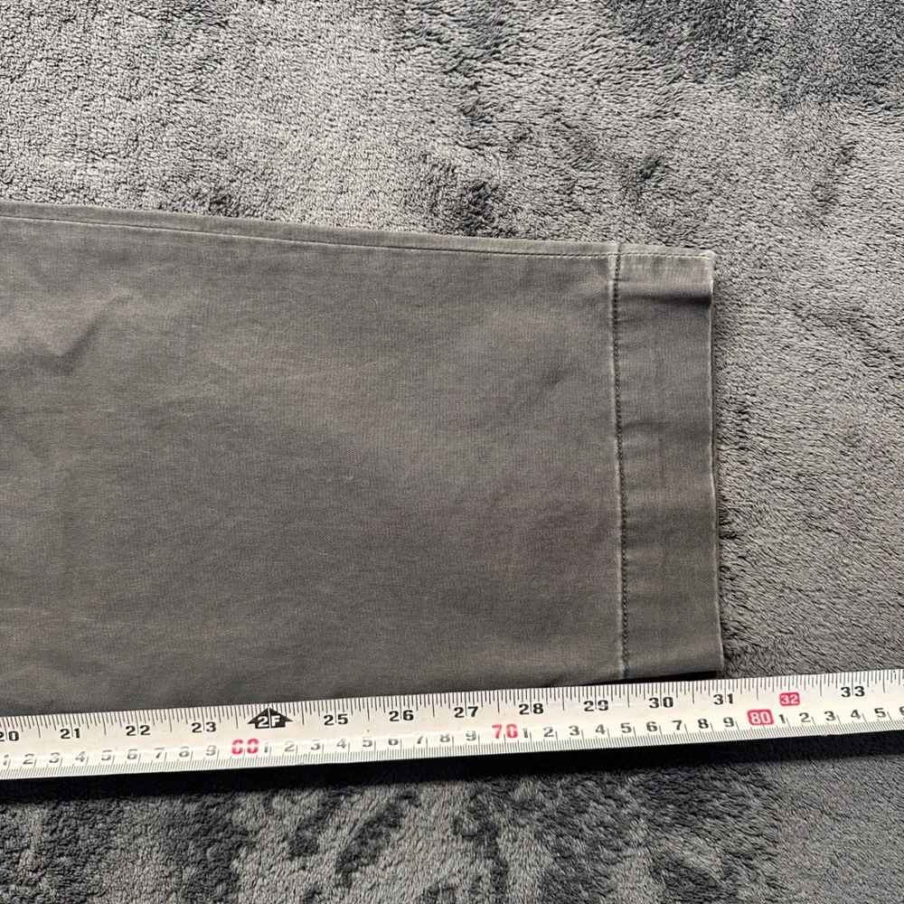 Polo Ralph Lauren Stretch Straight Fit Chino Pants Men 35x32 Grey (36x31) Preppy